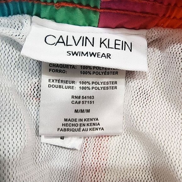 Calvin Klein Swimwear Pride Rainbow Swim Shorts  Medium #D - Picture 5 of 7